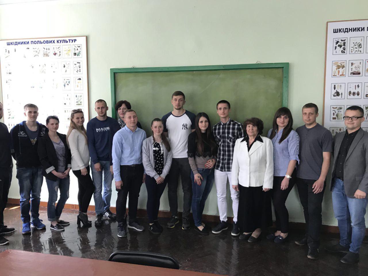 Засідання секції наукового гуртка кафедри захисту і карантину рослин